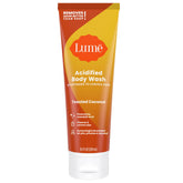 Lume front packaging showing toasted coconut scent and odor control benefits