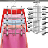 Lumigens front view of 4-pack hangers showing compact storage benefit