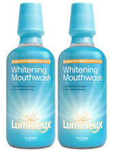 Lumineux front packaging showing two 16 fl oz bottles and clear benefit