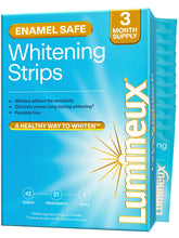 Lumineux front packaging showing treatment count and peroxide-free benefit