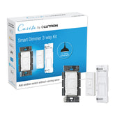 Lutron Caseta dimmer front view showing clean design and easy control