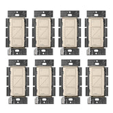 Lutron Caseta front panel showing sleek aesthetic and easy control