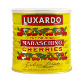 Luxardo front can showing brand and size, highlights bulk value