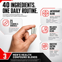 M Drive ingredients list photo showing comprehensive nutrient coverage