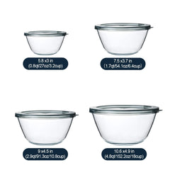 M MCIRCO borosilicate glass close-up highlighting durable, thermal-shock resistant surface
