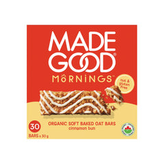 MadeGood front packaging showing 30-pack for easy stocking