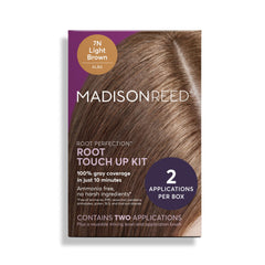 Madison Reed front packaging showing kit benefits and two applications