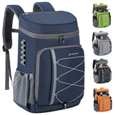 Maelstrom front view showing packed cooler and easy access pockets