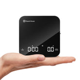 Maestri House front view of compact espresso scale showing clean profile and accuracy