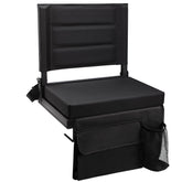 Maeytau front view stadium seat showing full back support and comfort