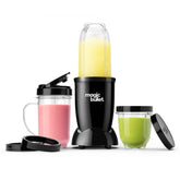 Magic Bullet front view compact black showing space-saving countertop benefit