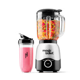 Magic Bullet front view showing full kit and versatile convenience