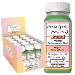 Magic Mind front packaging showing product and benefit of focused energy