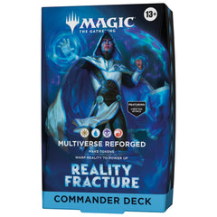 Magic: The Gathering reality-fracture deck box front showing artwork and components benefit portability