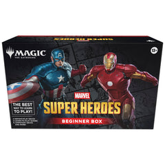 Magic: The Gathering beginner box front packaging showing contents for quick setup