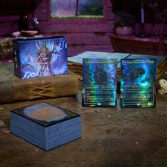 Magic: The Gathering foil Mythic close-up highlighting collectible shine