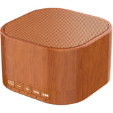 Magicteam front view wood grain plug-in showing compact design and easy use