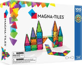 MAGNA-TILES front packaging showing set contents and primary colors for easy selection