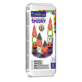 MAGNA-TILES spooky travel set front packaging showing colorful tiles and graphics for easy gift choice