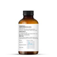 Majestic Pure amber bottle close-up protecting oil from sunlight and preserving scent