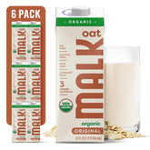 MALK front packaging showing carton and brand, highlighting pantry convenience