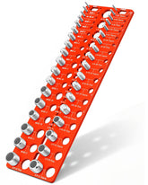 Manalete front view of thread checker showing full gauge and markings for quick identification