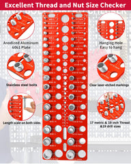 Manalete laser-etched scales and high-contrast labels for easy reading in the workshop