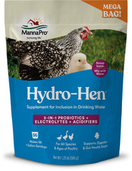 Manna Pro front label showing product name and benefits for quick identification