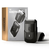 MANSCAPED front view compact face shaver showing portable design and quick grooming benefit