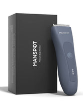 MANSPOT front view of trimmer showing ergonomic grip for comfortable handling