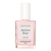 Manucurist bottle front packaging showing powder-pink matte polish benefit
