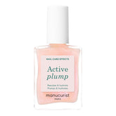 Manucurist bottle front view showing baby rose polish and plumping benefit