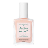 Manucurist bottle front packaging showing rosé smoothing tint benefit