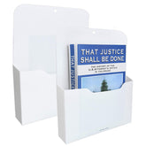 Marbrasse front view showing two magnetic pockets and organized documents benefit