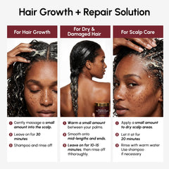 MAREE applied to palms demonstrating smooth spread and detangling benefit