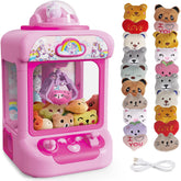 Marlrin front view of unicorn claw machine showing colorful design and prize window, engaging visual appeal