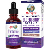 MARYRUTH'S front label showing product name and organic seal benefit clarity