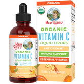 MARYRUTH'S front bottle showing organic Vitamin C benefits