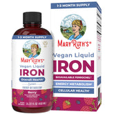 MARYRUTH'S front bottle label showing product name and berry flavor, clear branding benefit