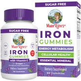 MARYRUTH'S bottle front view showing label and grape flavor benefit