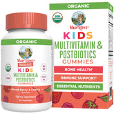 MARYRUTH'S front package showing organic kids multivitamin benefits