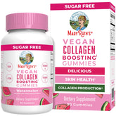 MARYRUTH'S front packaging showing 90-count collagen gummies, convenient daily support
