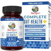 MARYRUTH'S front packaging showing gut health capsules and benefits