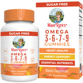 MARYRUTH'S front packaging showcasing vegan omega gummies and clean label benefits