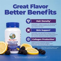MaryRuth's ingredient label highlighting SesZenBio, biotin, and vitamin C