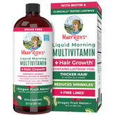 MARYRUTH'S front bottle label showing product name and benefits
