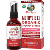 MARYRUTH'S front bottle shot showing label and organic berry flavor benefit