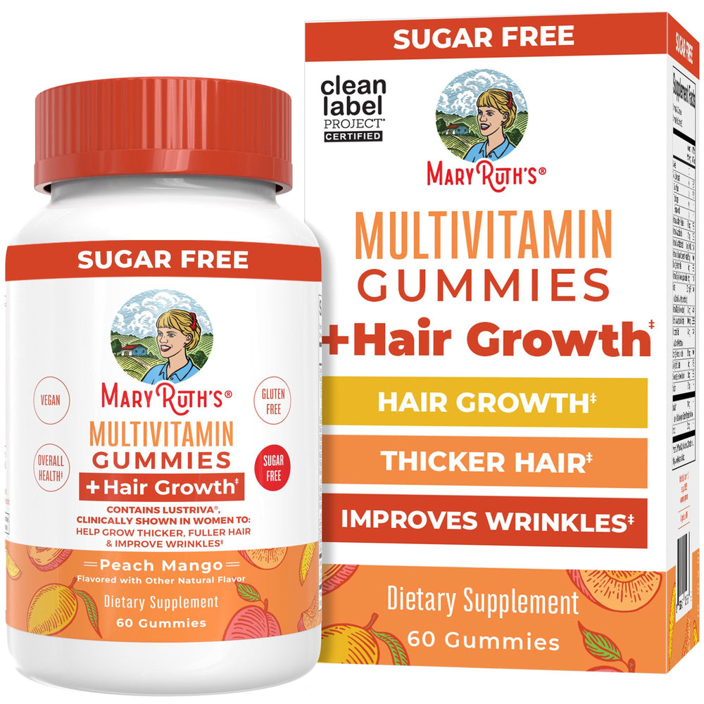MARYRUTH'S front packaging showing product name and servings benefit