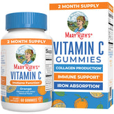 MARYRUTH'S front packaging showing orange gummies and clear label benefits