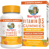 MARYRUTH'S front packaging showing bottle and orange label benefit: clear daily dose